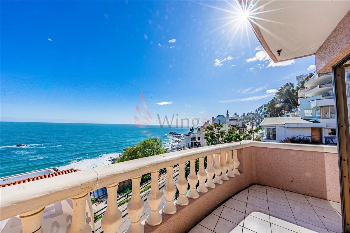 Departamento De 3 Dorm. Con Vista Al Mar En Reñaca