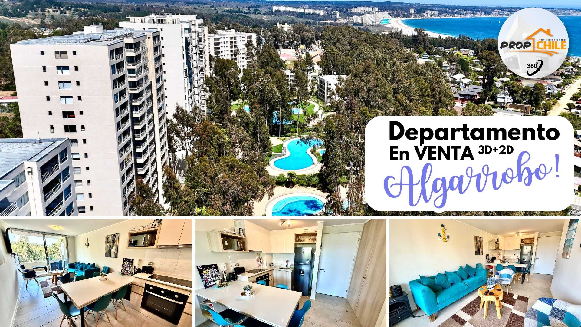 VENTA Departamento 3D + 2B Algarrobo