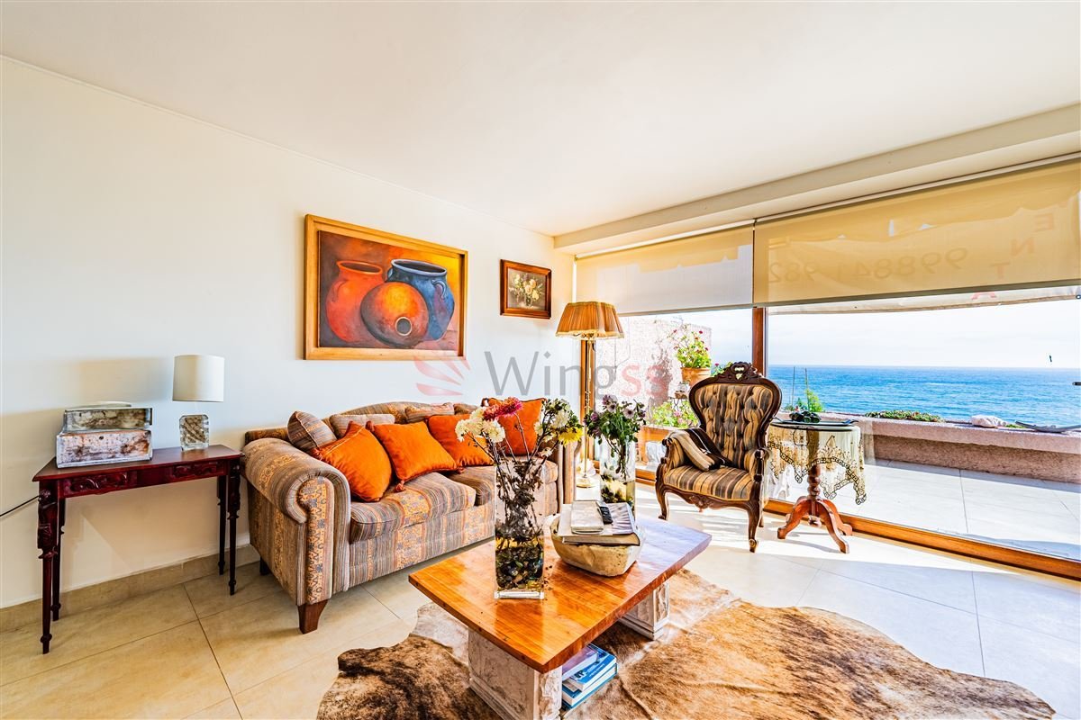 Departamento En Primera Línea De 3 Dorm. En Reñaca - Miniatura 3