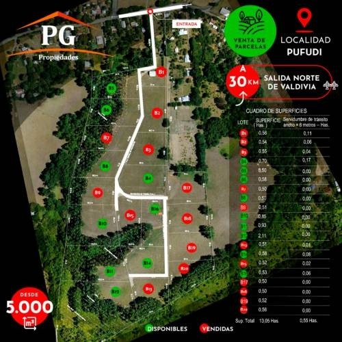 SE VENDE PARCELA DE MEDIA HECTAREA SECTOR PUFUDI.