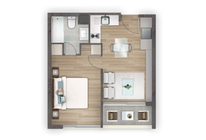 Departamento en Venta en A 500 metros de la estacion de Metro Ñuñoa - Miniatura 5